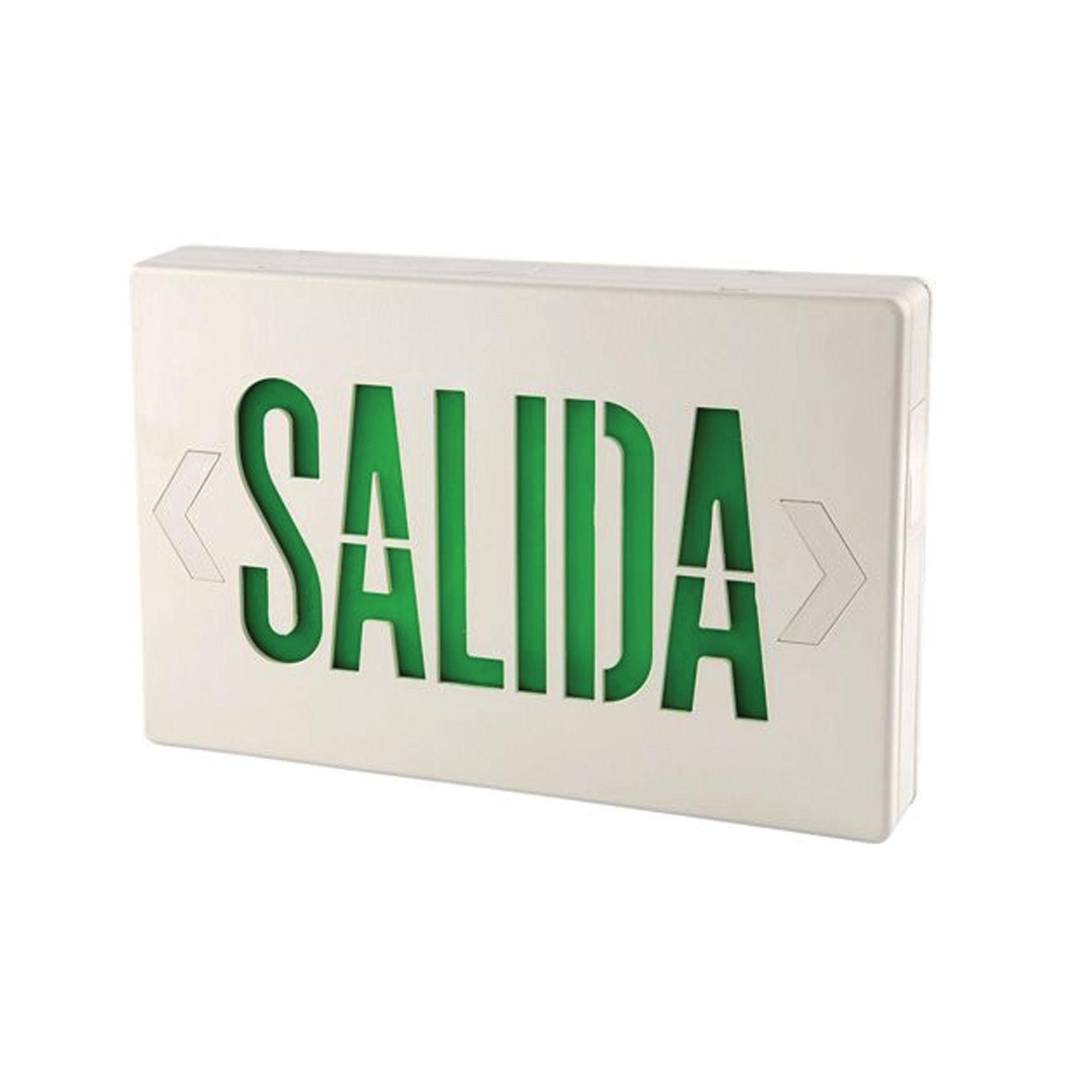Letrero LED Salida Con Flechas-0