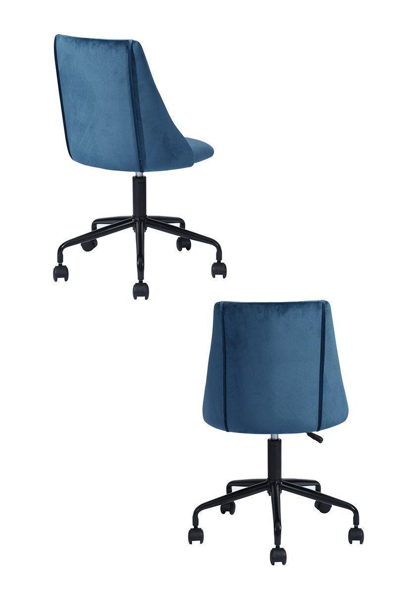 Silla de Oficina Altura Ajustable Palermo Azul-3
