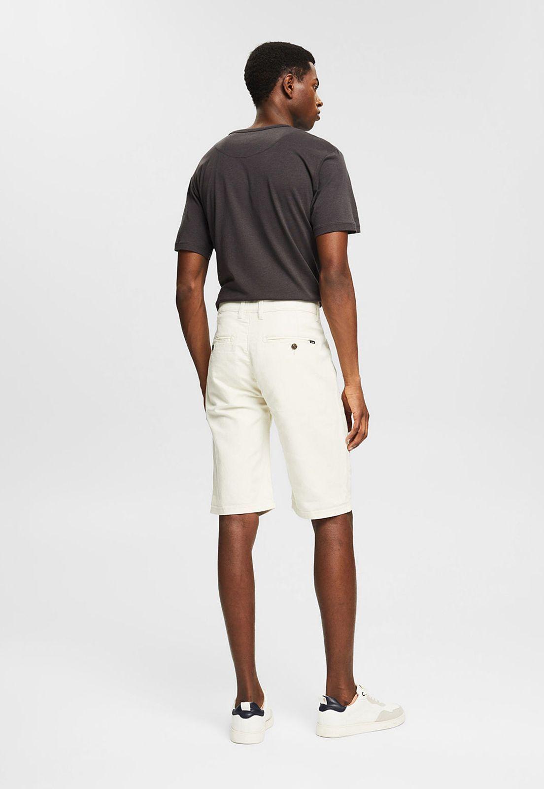 Pantalón Corto En Mezcla De Lino Esprit-1