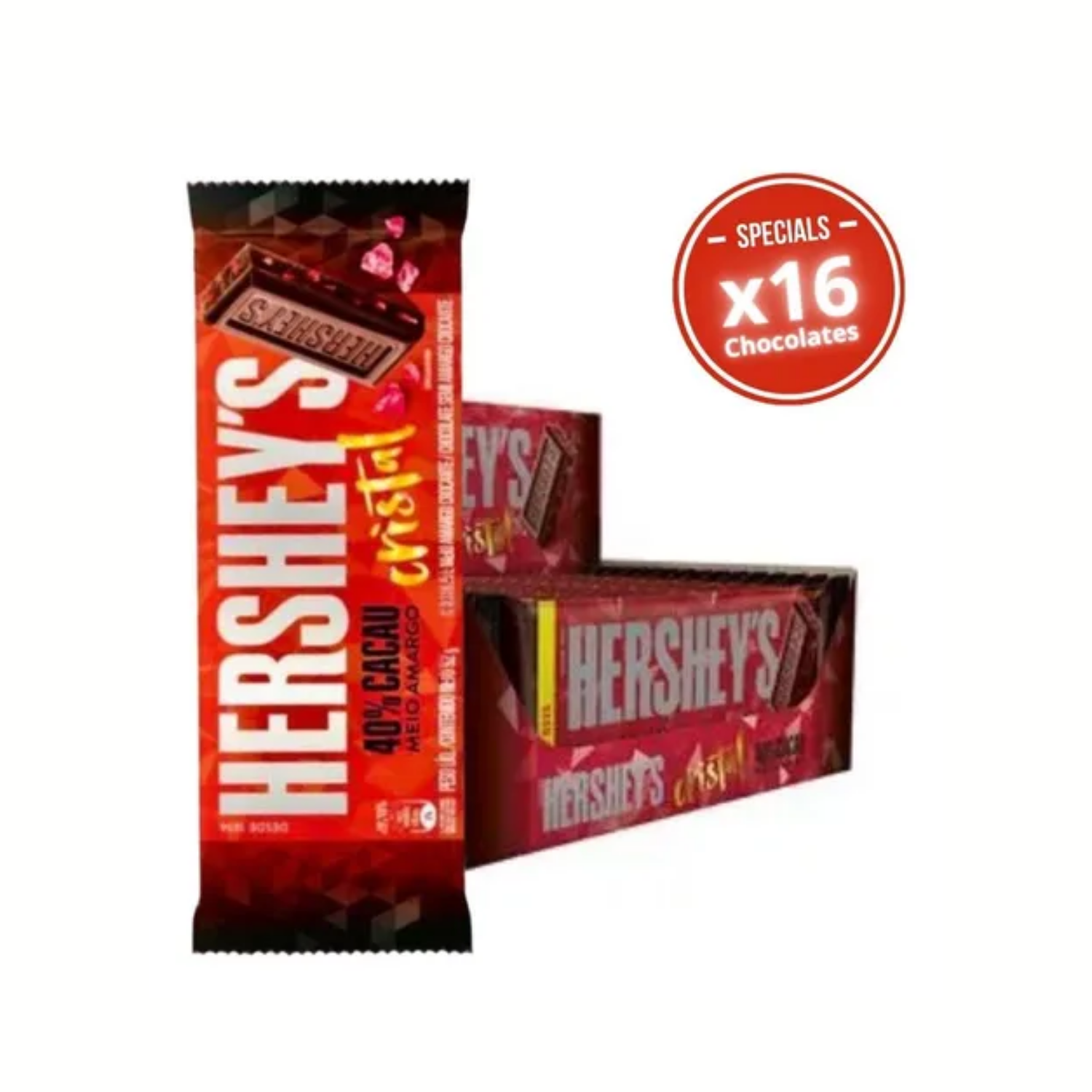 Chocolate Hershey's Cristal Caja X16 Chocolates-0