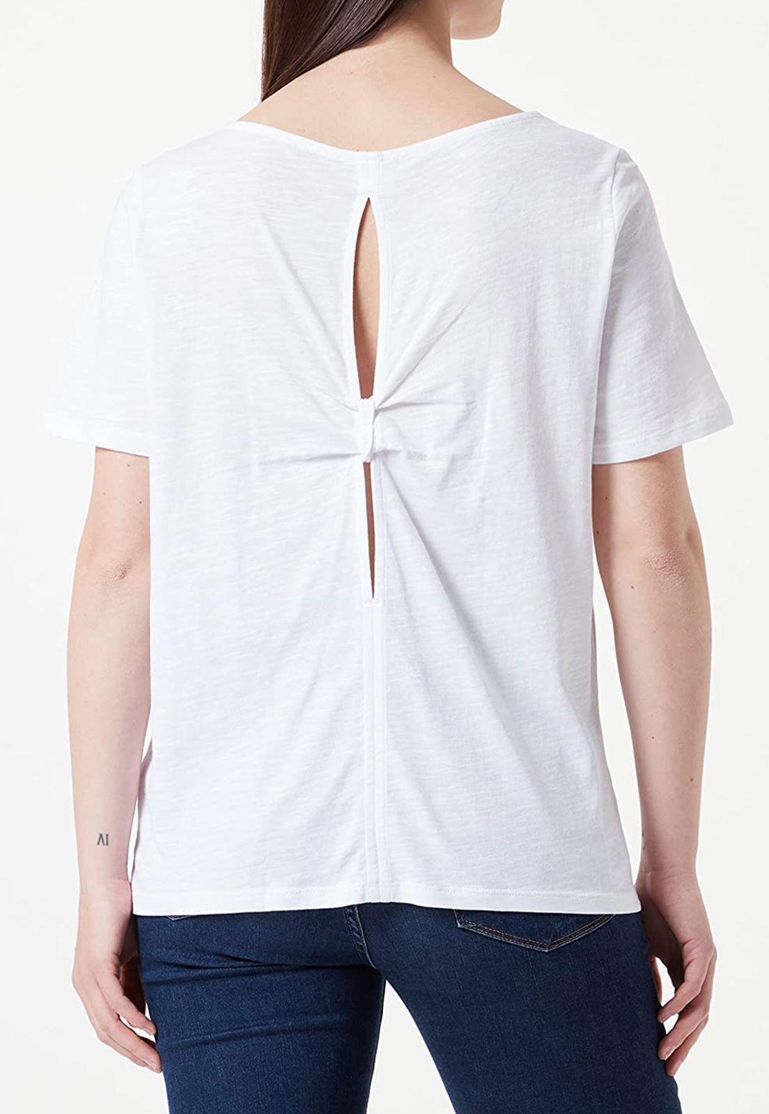 Polera Con Detalle Anudado En La Espalda Esprit-3