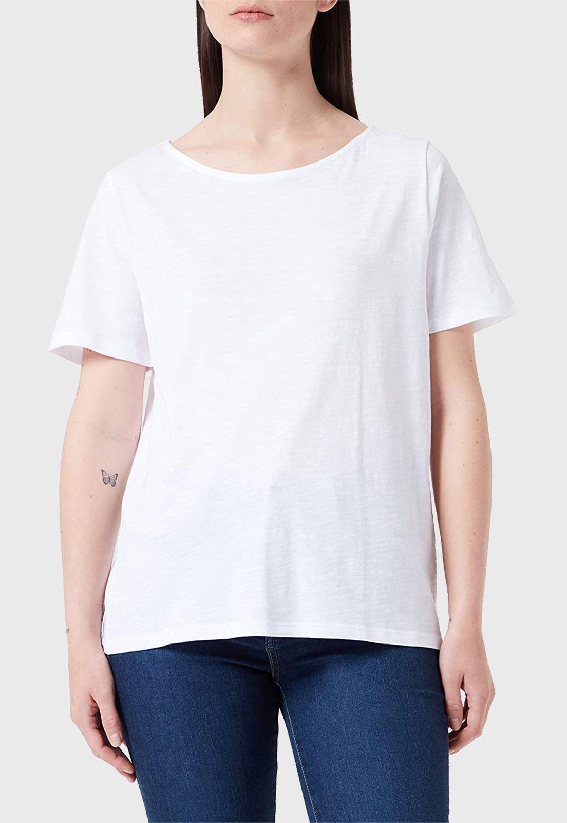 Polera Con Detalle Anudado En La Espalda Esprit-0