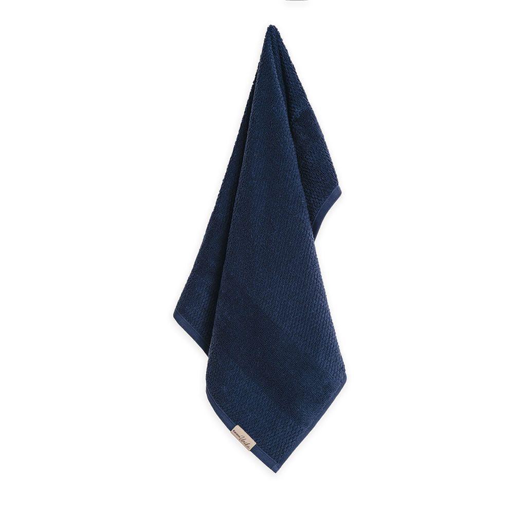 Toalla de mano Karsten Atuale 450gr 48 x 80 cm Azul Marino-1