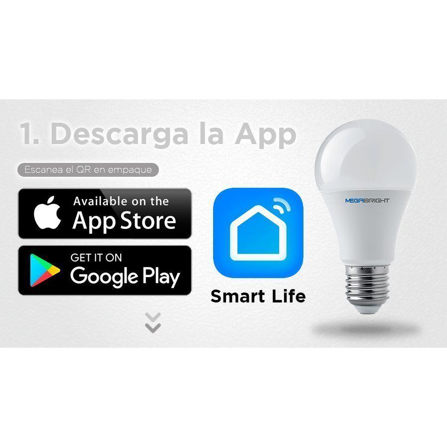 Ampolleta LED Smart A60 10W E27 Wifi-2