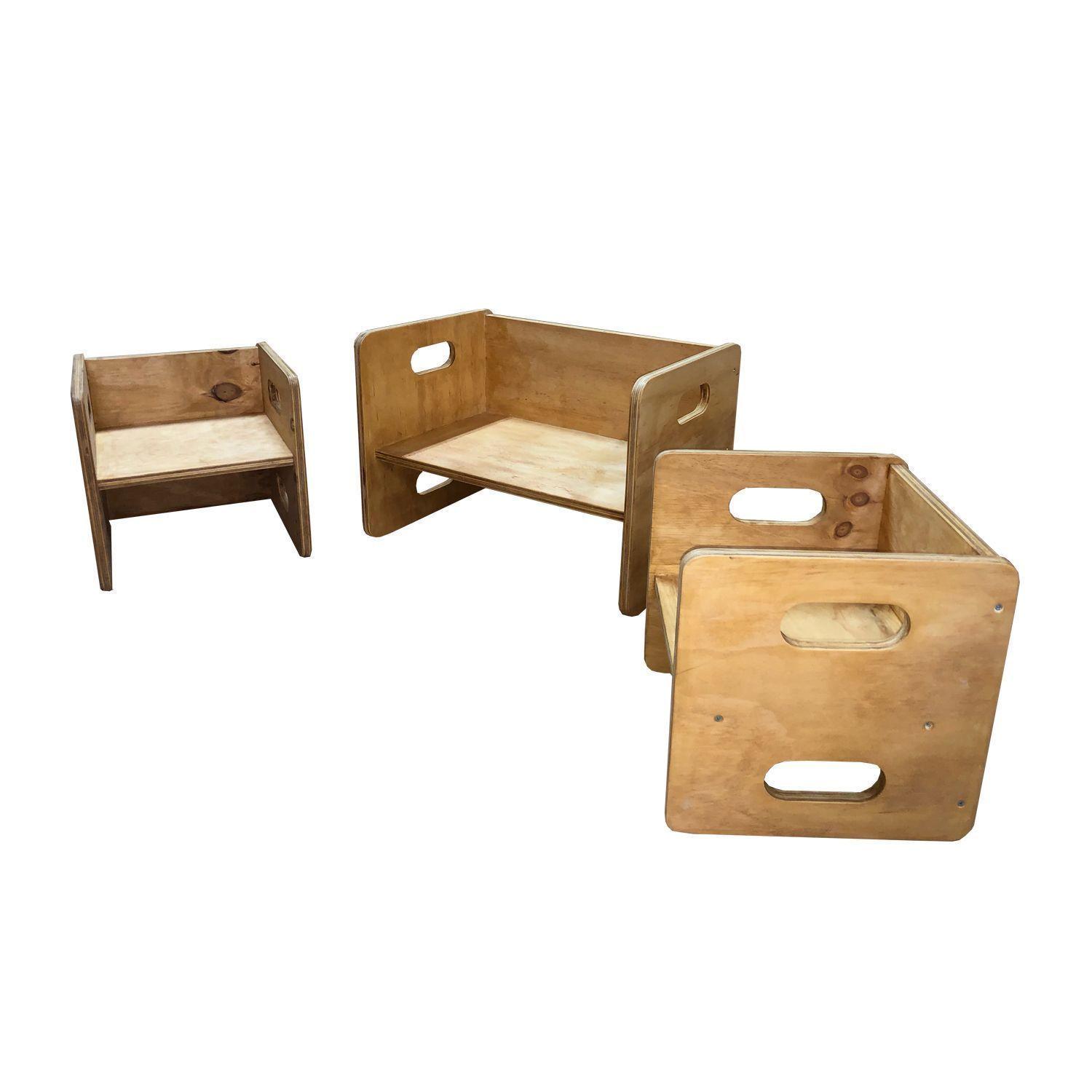 Mesa y 2 Sillas Infantil Veta Austral Modelo Agustina-3