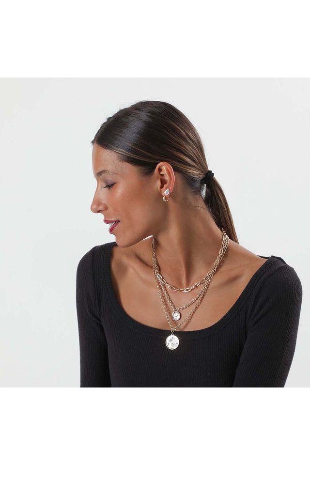 Set Aros Dorado Amorfo Humana-1