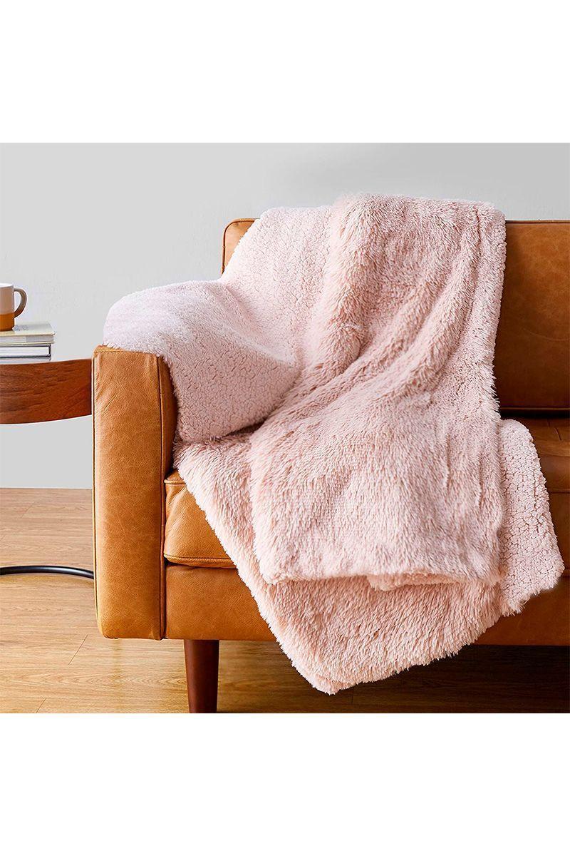 Manta sherpa Rosado-4