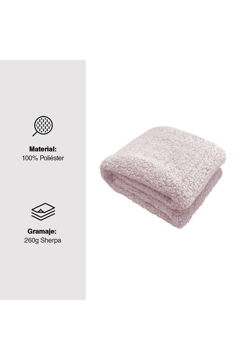 Manta sherpa Rosado-2