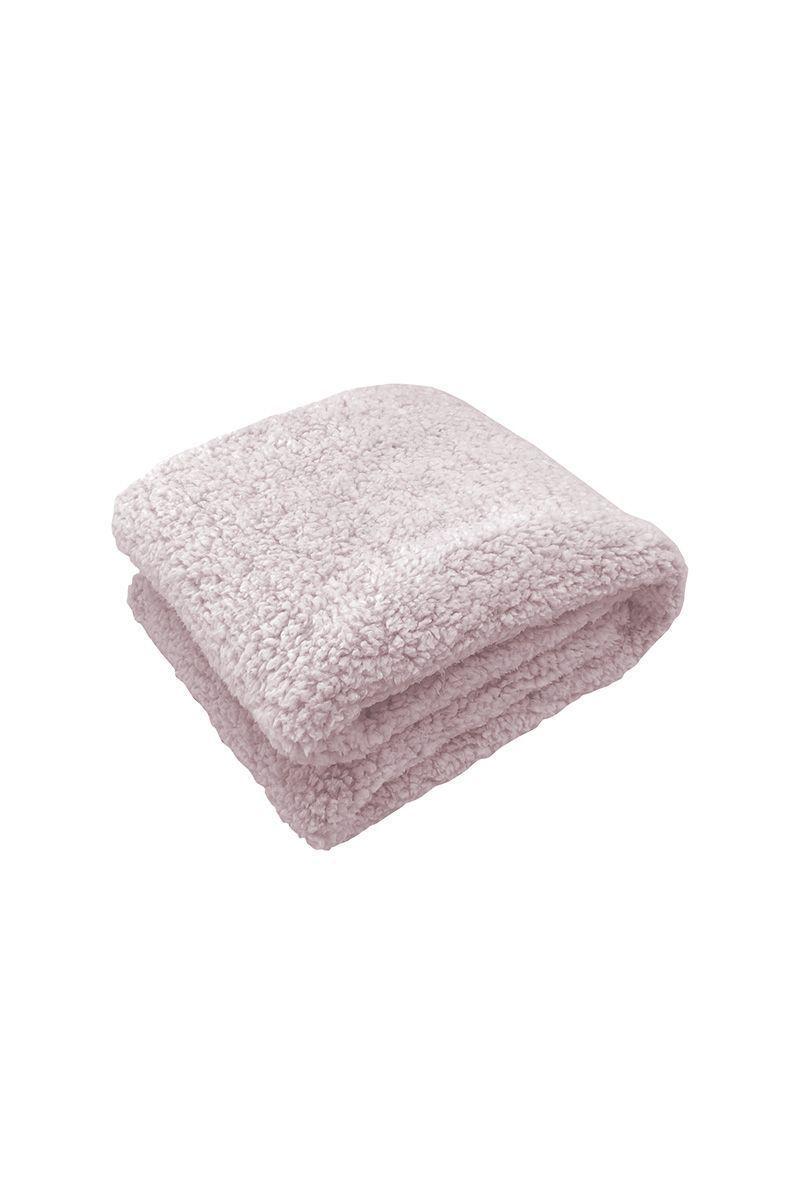 Manta sherpa Rosado-0