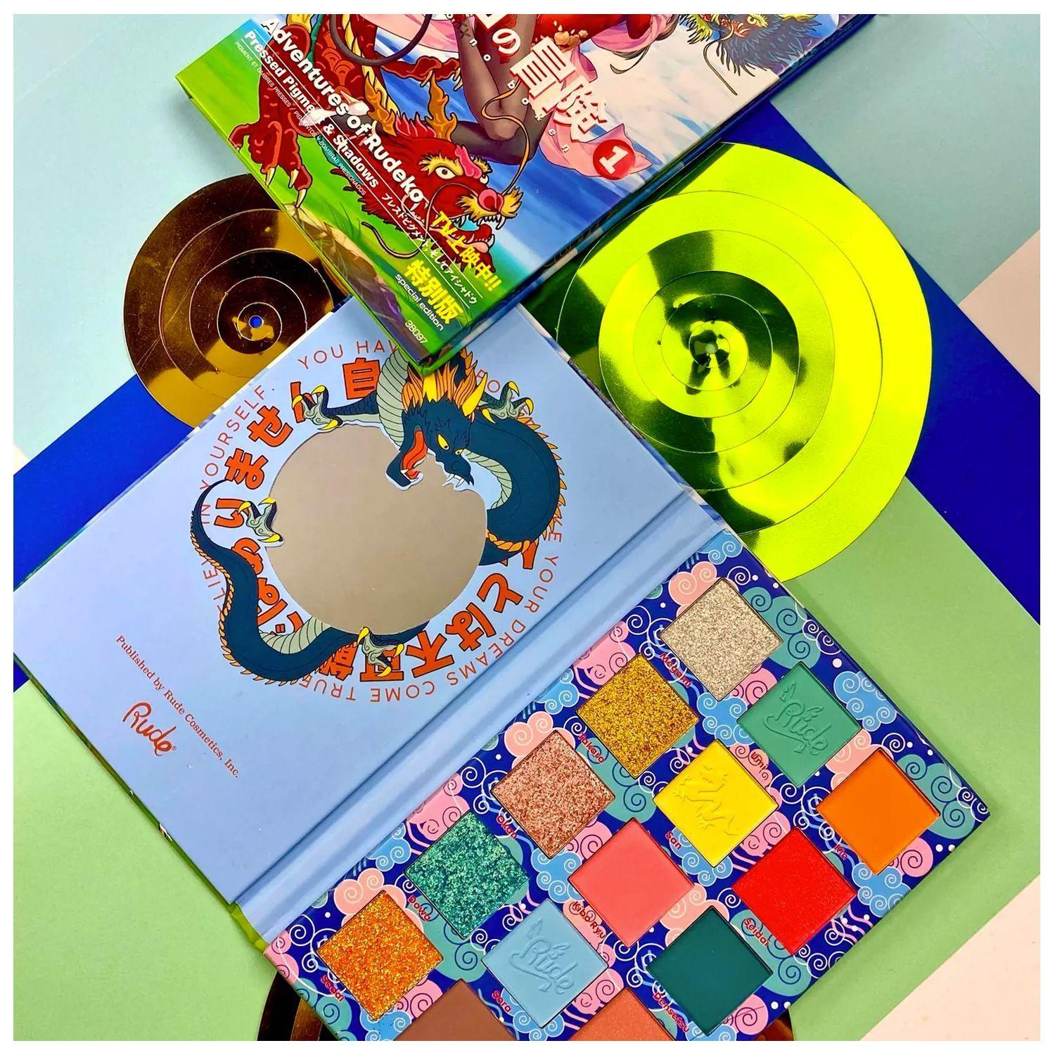 Set Paletas Iluminador y Sombras Rudeko Rude Cosmetics-2