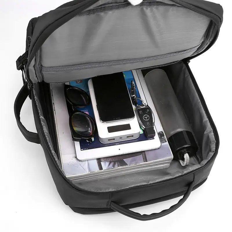 Mochila para Laptop impermeable con puerto USB-5