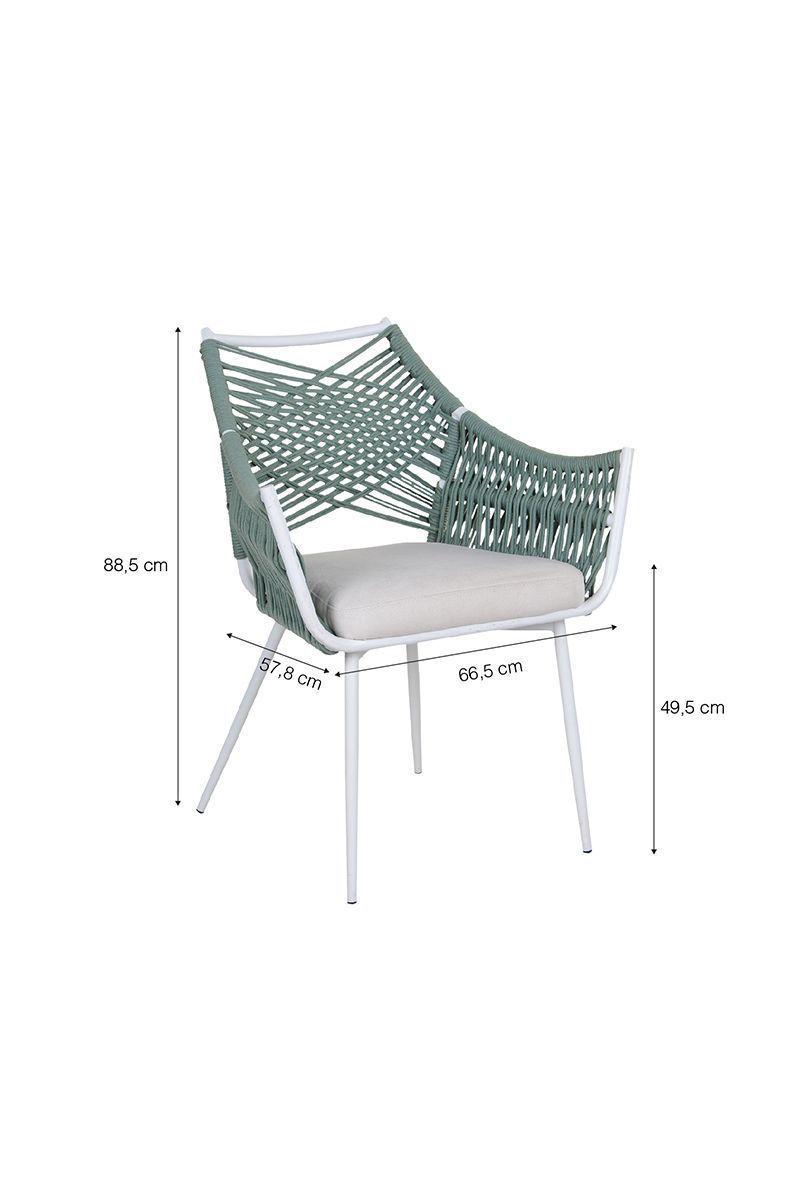 Pack 2 Sillas Terraza Macrame II Gris-2