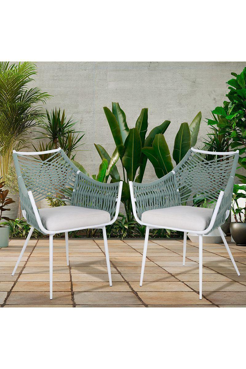 Pack 2 Sillas Terraza Macrame II Gris-1