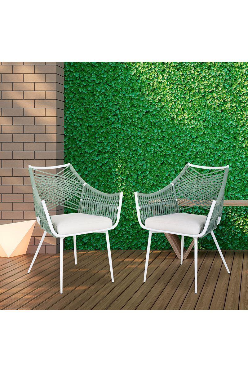 Pack 2 Sillas Terraza Macrame II Gris-5