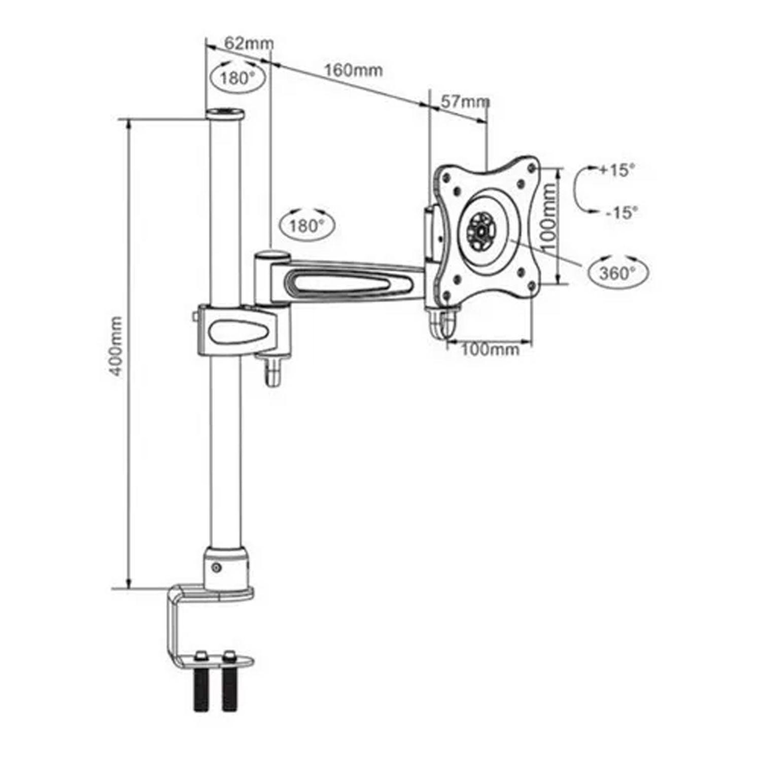 Soporte Escritorio Con Brazo 13 A 27 Pulgadas-1