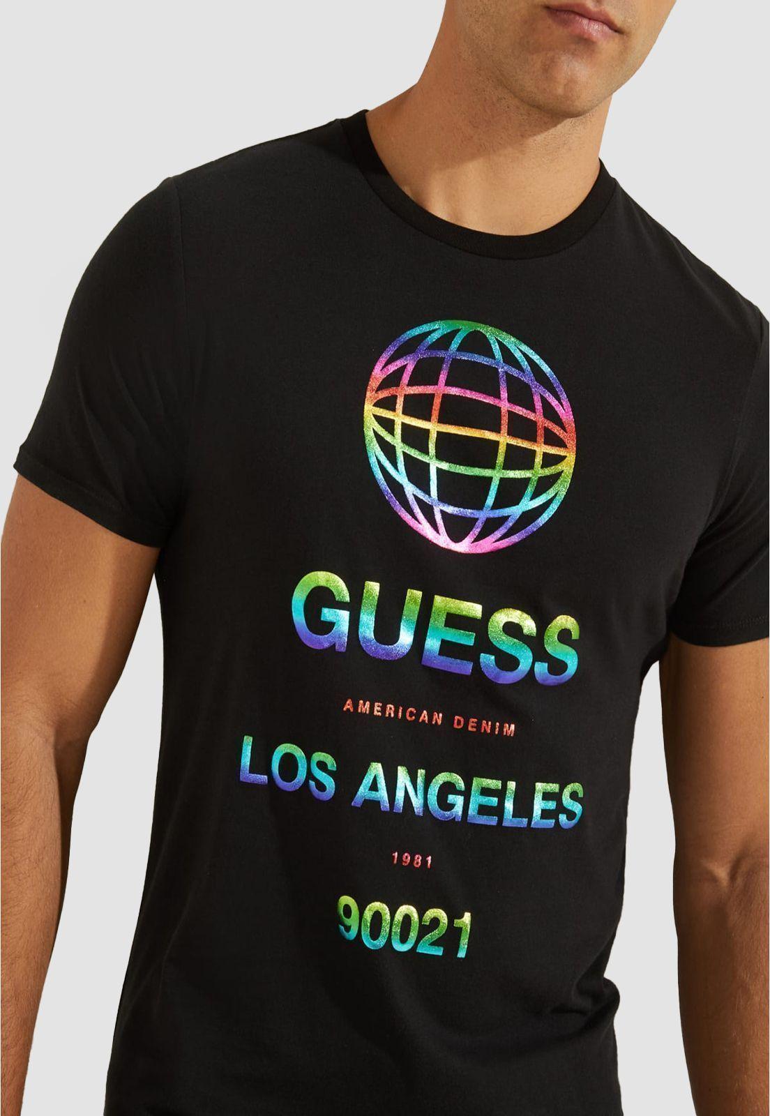 Polera Guess Ss Bsc World Wide Pride-1