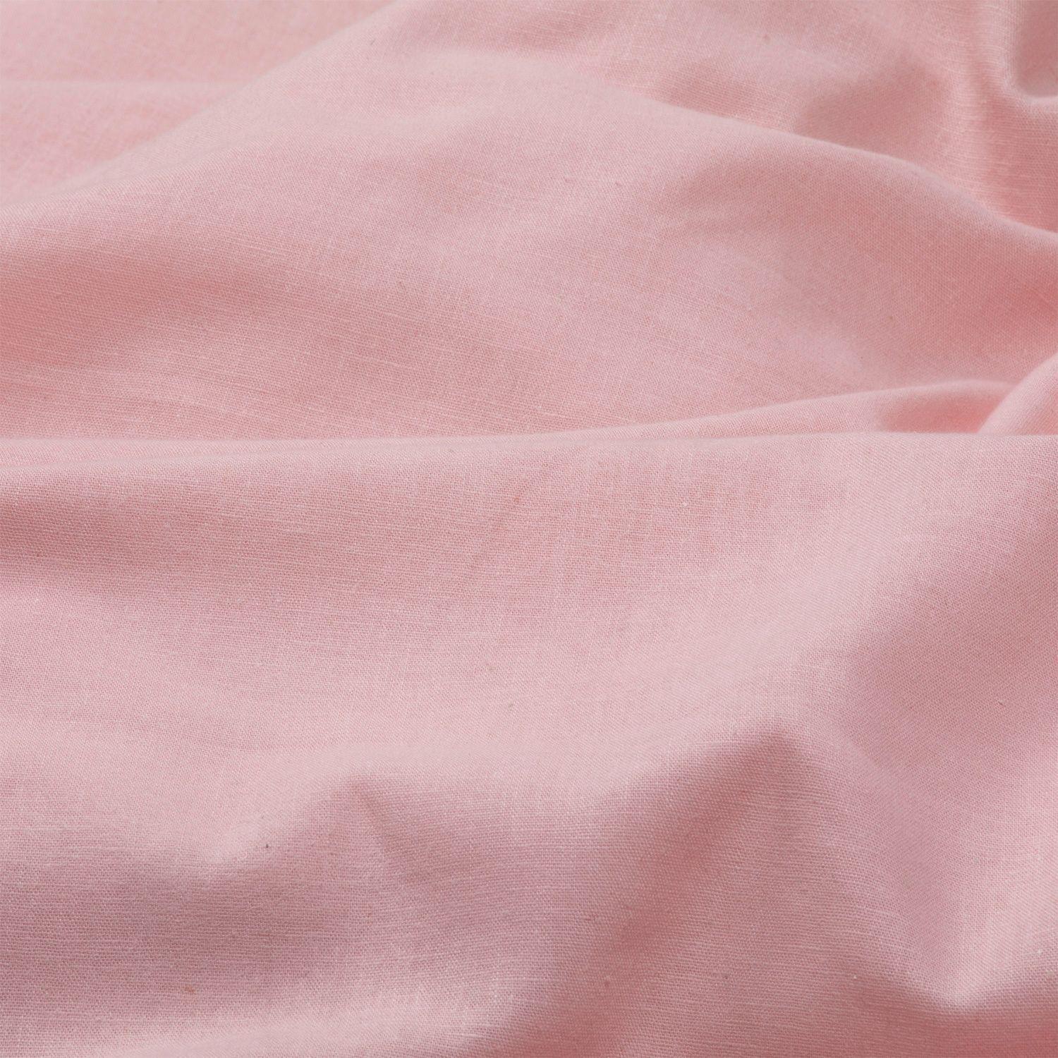 Funda de plumón rosado lino algodón 2P-3