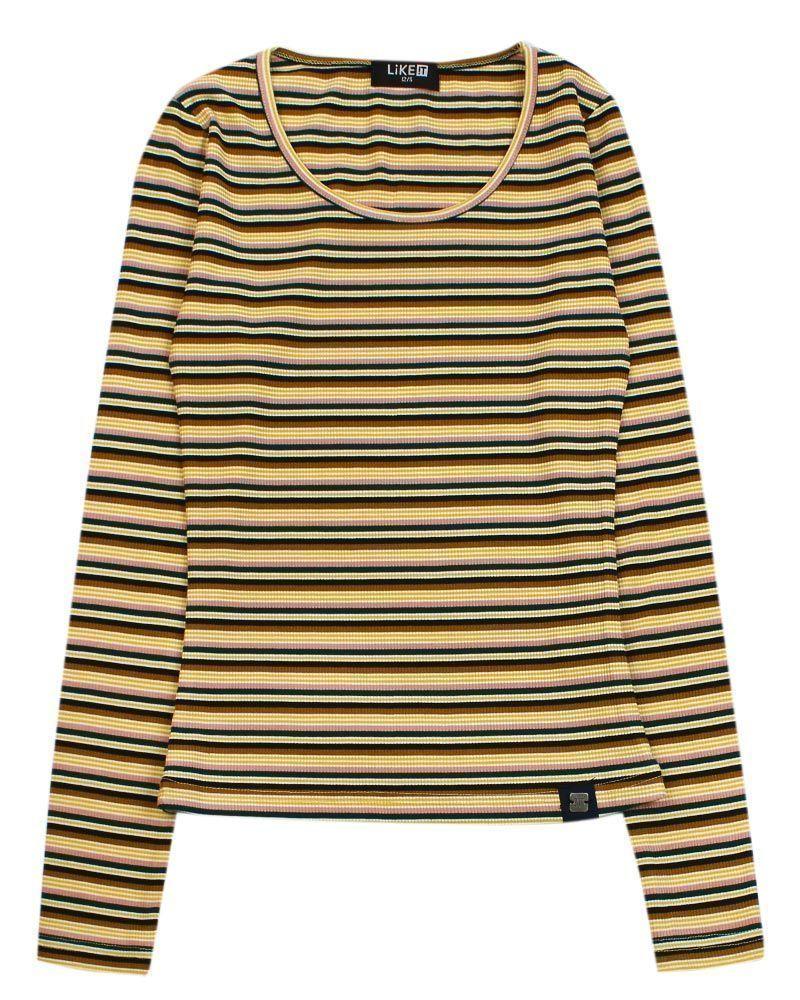 Polera Teens Niña A Rayas Sportie Like it-0