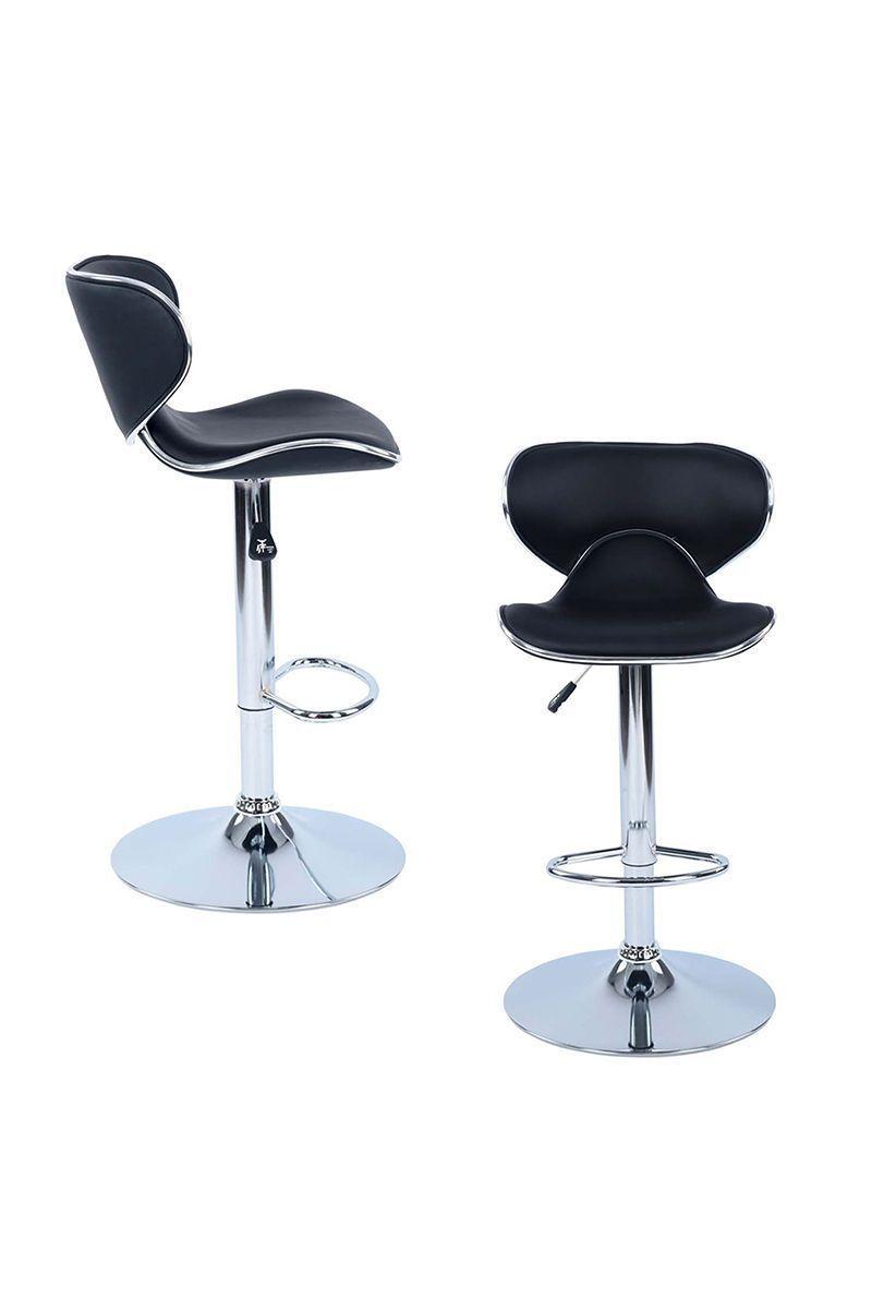 Pack 2 Pisos De Bar Taburete Negro-3