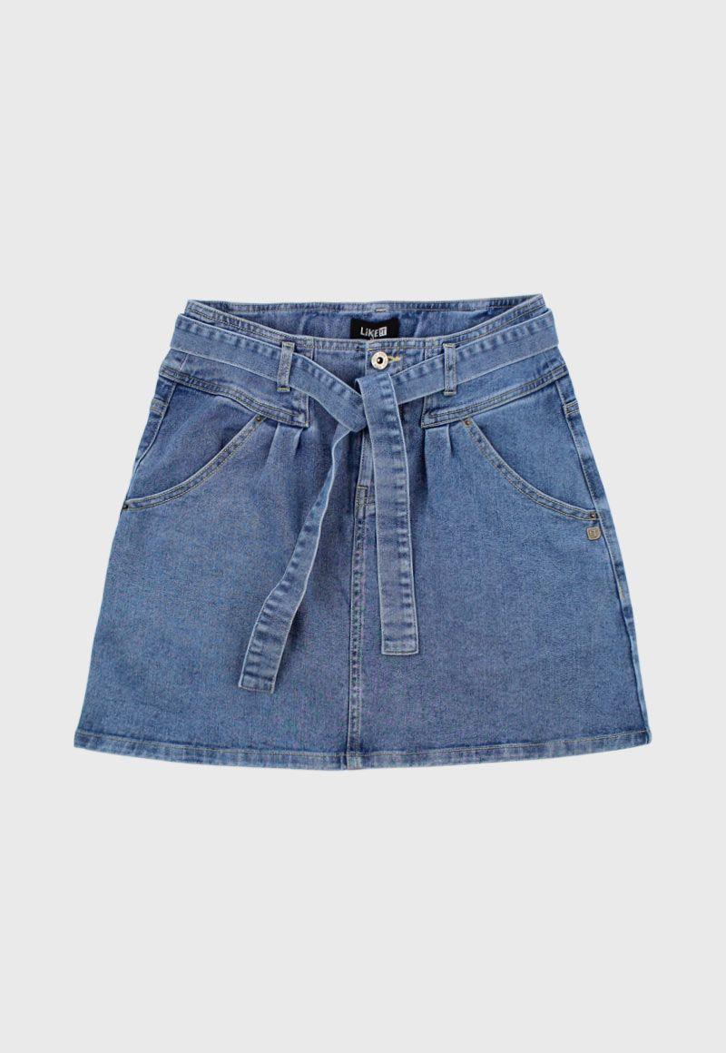 Falda teens niña denim ingenio 549-0