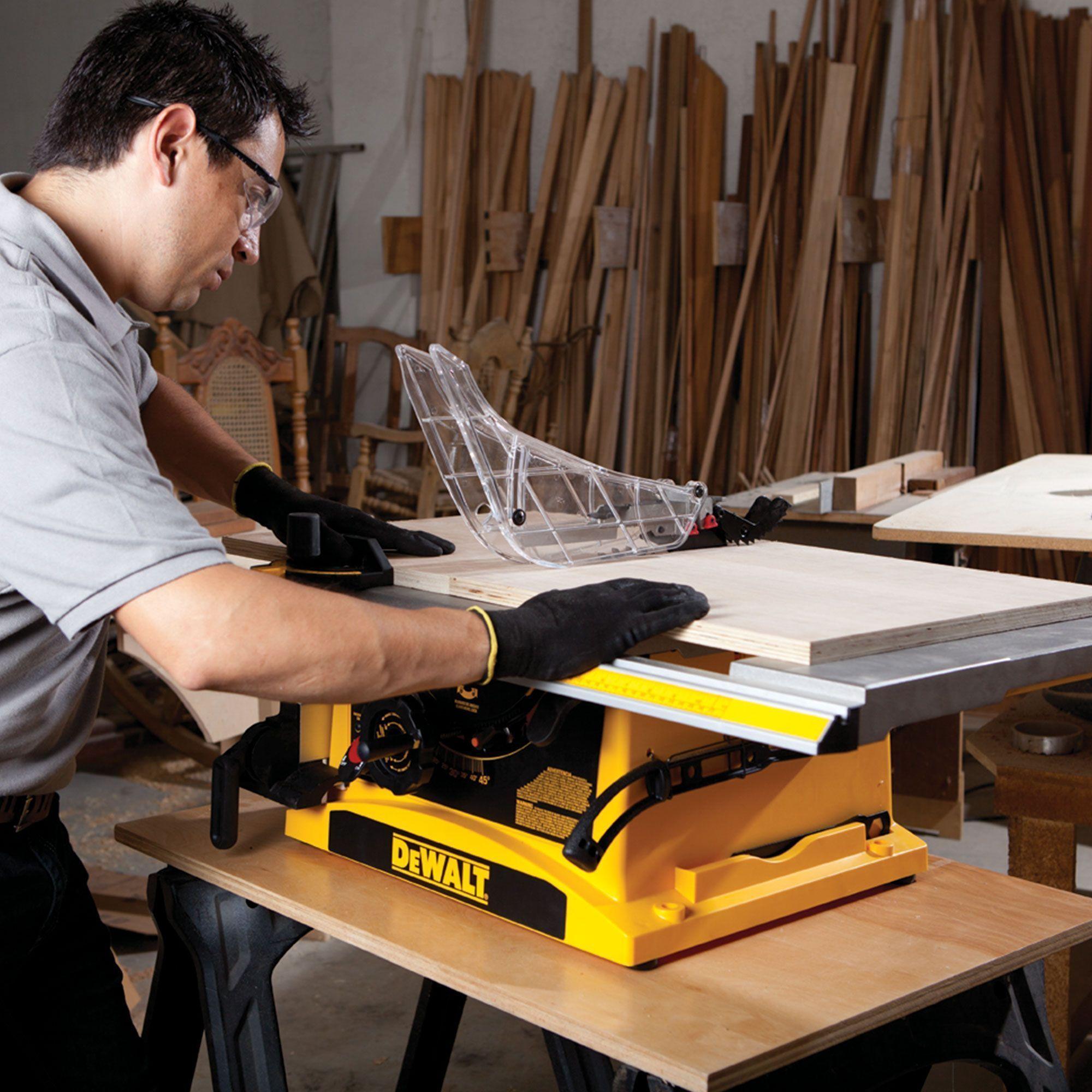 Sierra De Mesa 1800W + Caladora 650W DEWALT DWE7470-PROMO-7