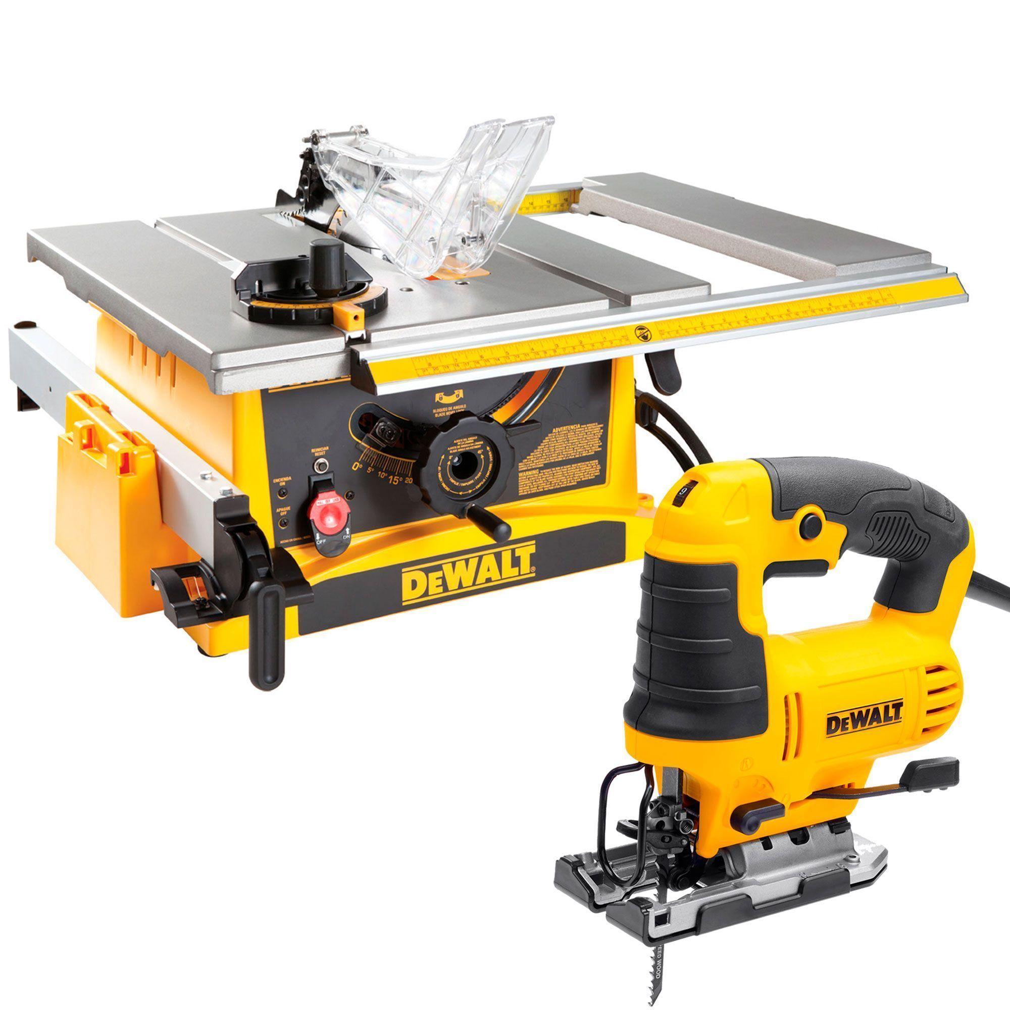 Sierra De Mesa 1800W + Caladora 650W DEWALT DWE7470-PROMO-0
