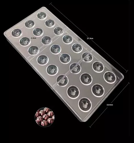 Moldes De Chocolate Moldes Chocolate Policarbonato 24 Esfera-2