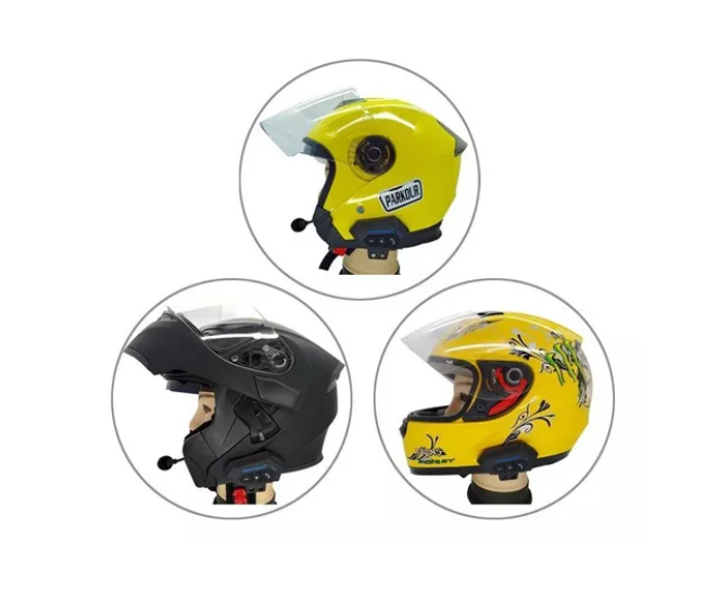 Audifono Casco Moto Auriculares Bluetooth Llamada-2