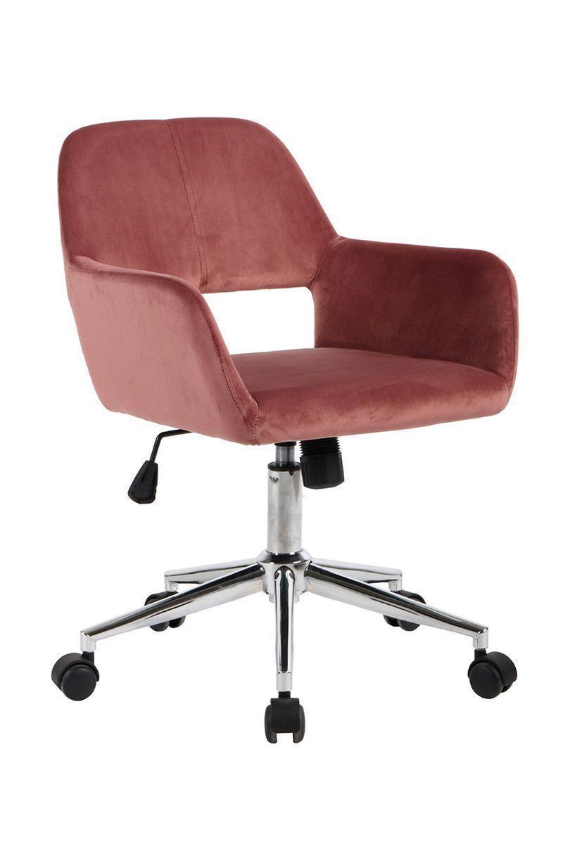 Silla Oficina Cromwell Terciopelo Coral-0