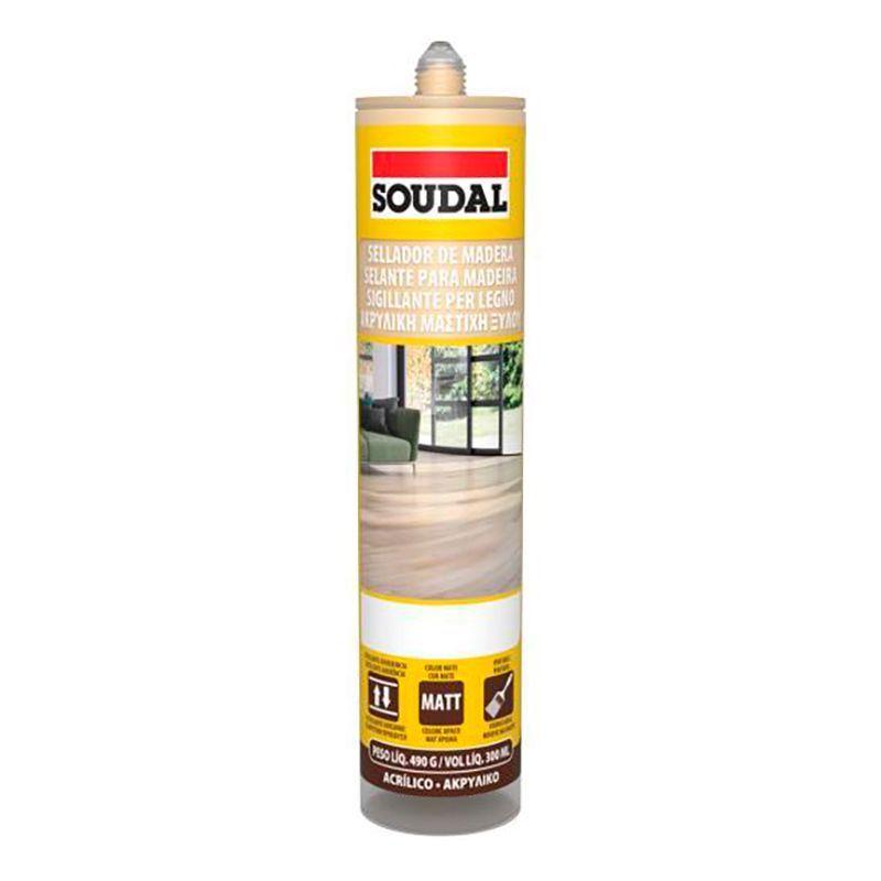 Sellante Para Madera Soudal Color Haya 490 Gr-0