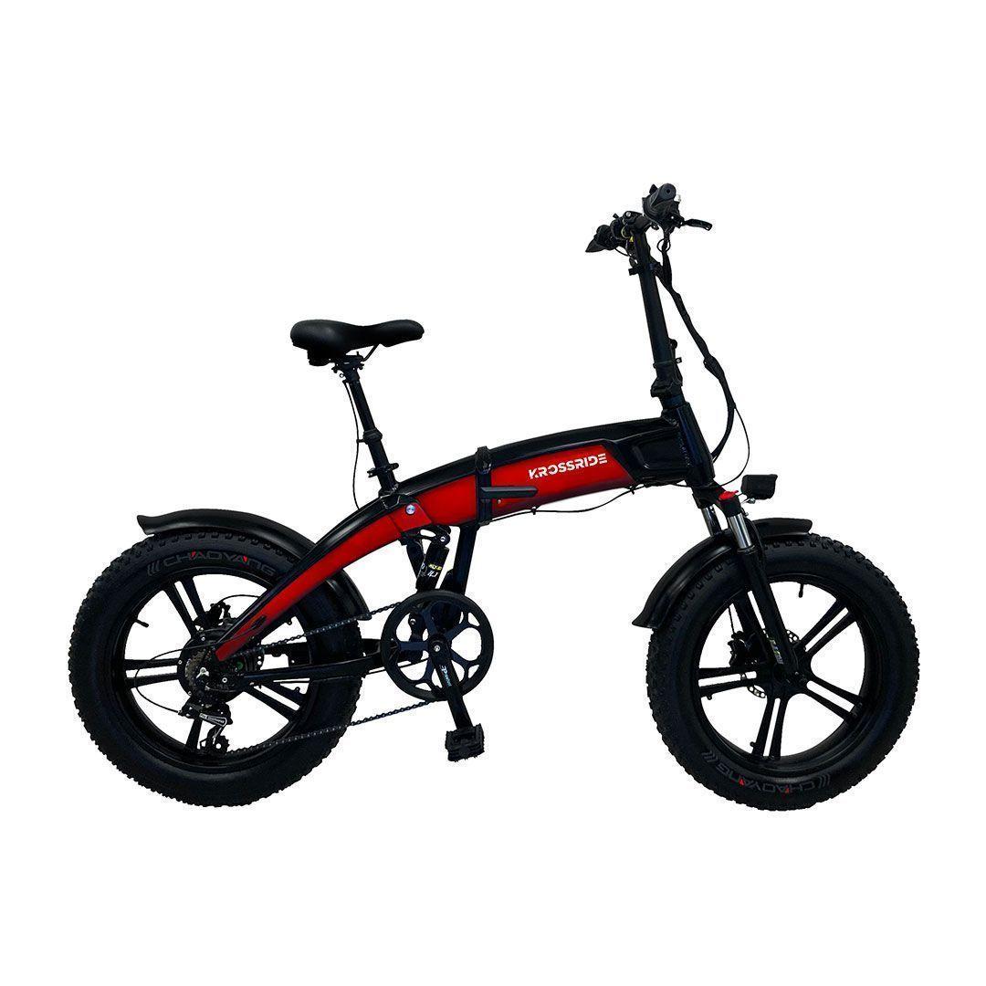 Krossride E-BIKE Plegable Roja -1