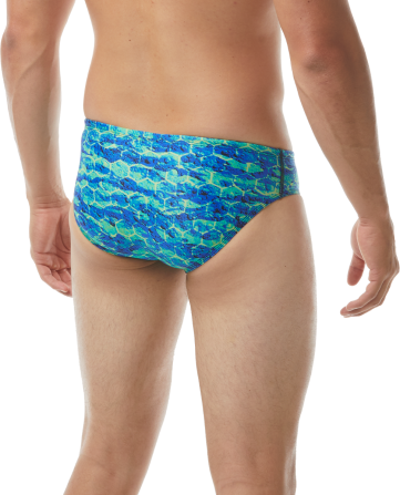 Traje de Baño Hombre Agran Racer Swimsuit Blue/Green - TYR-1