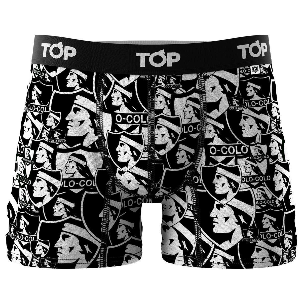 Bóxer Medio Algodón Colo Colo Pack 3 Top C2-1