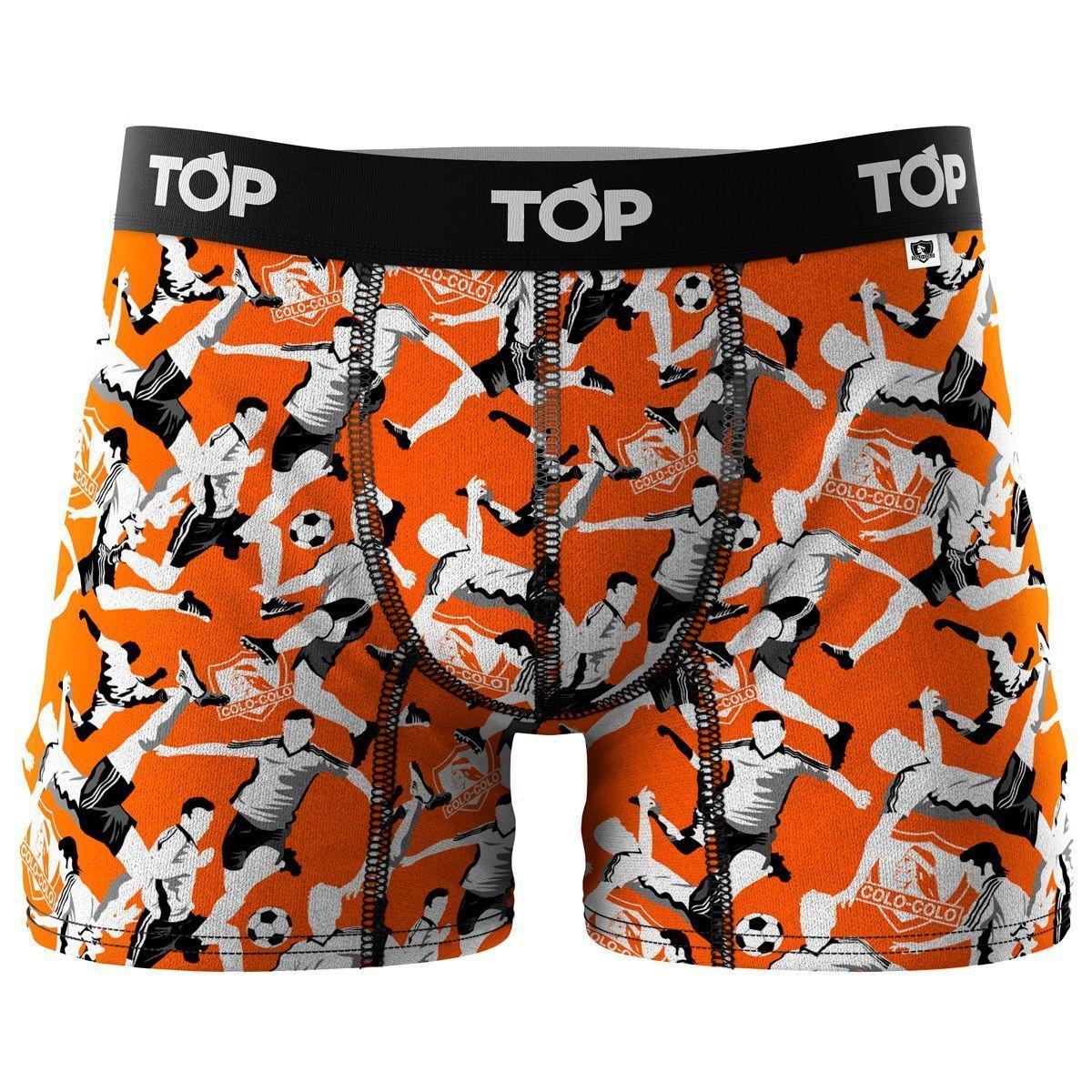 Bóxer Medio Algodón Colo Colo Pack 3 Top C2-3