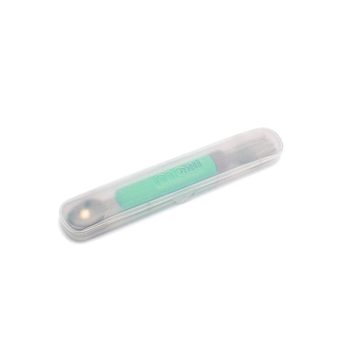 Set Cuchara Y Tenedor Desmontable Verde-Gris-3