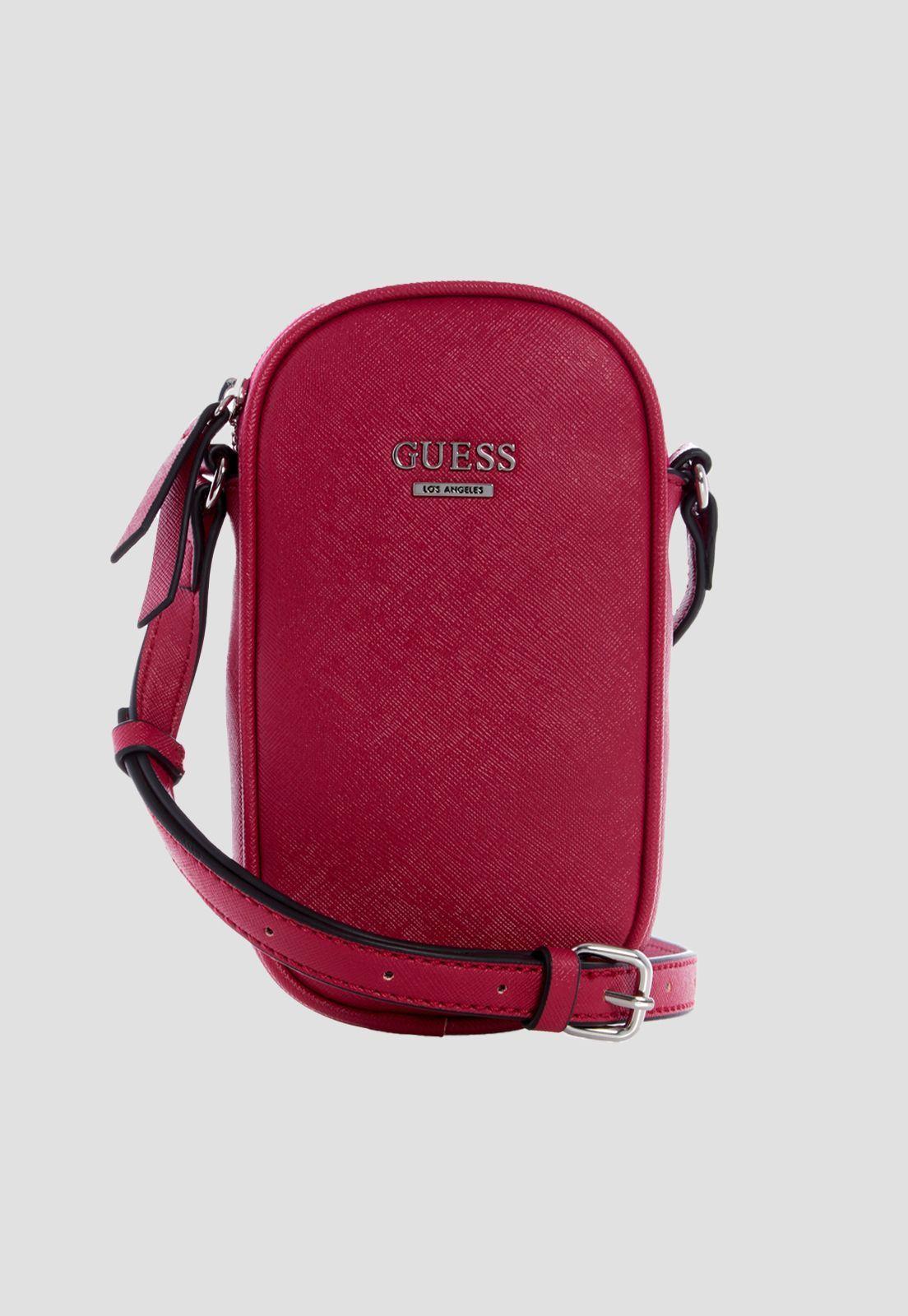 Mini Cartera Kalei Rossbody Top Zip Fucsia Guess-0