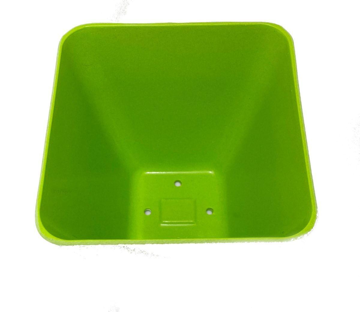 SET 7 MACETA BIO CUADRADO 4BLANCO3VERDE 13,3X12,4-4