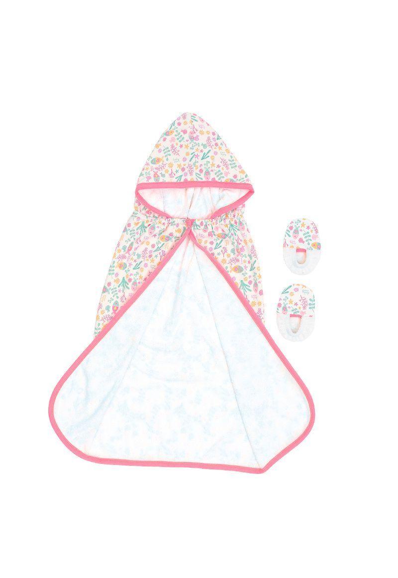 Capa de baño más pantuflitas hooded-0