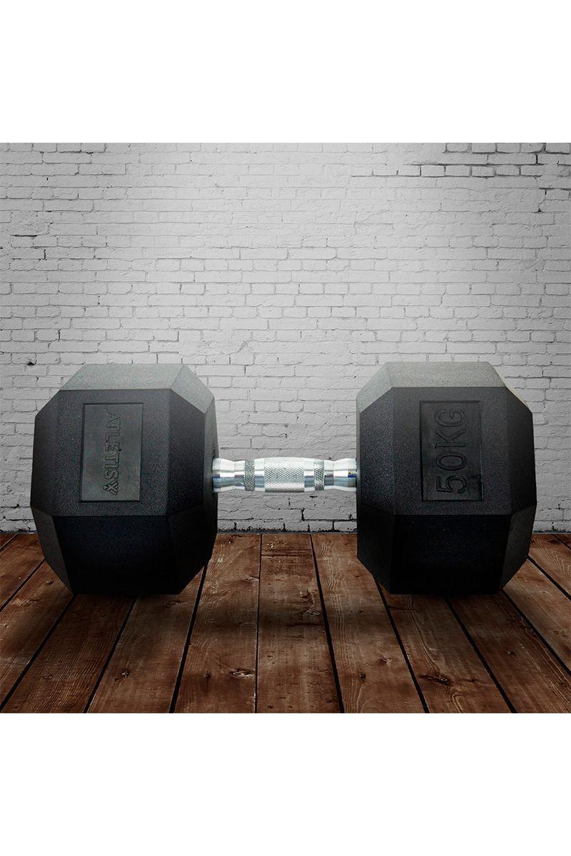 Mancuerna Hexagonal 50 Kg Negro-5