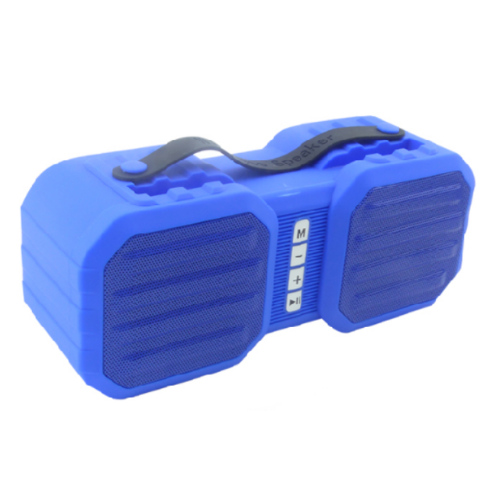 Parlante Bluetooth con porta celular Azul-0