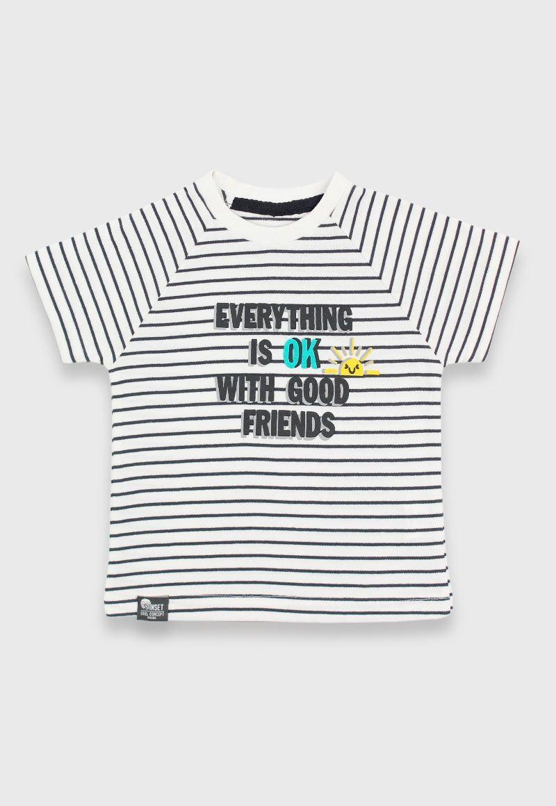 Polera bebé niño listada soul 141-0