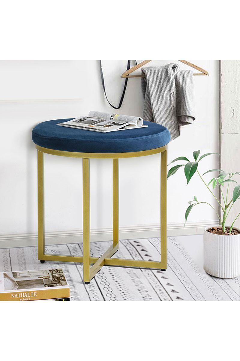 Ottoman Pouf Daisy Azul-1