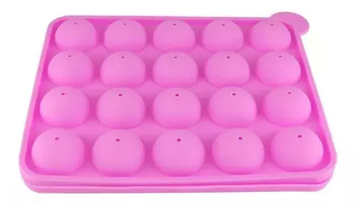 Molde De Silicona Cakepop Molde Silicona Cake Pop 20 Esferas-2