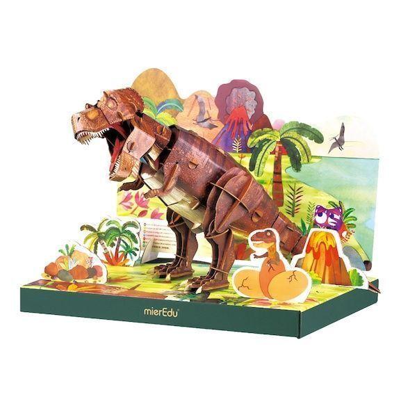 Puzzle Eco 3D Tiranosaurios Rex-2
