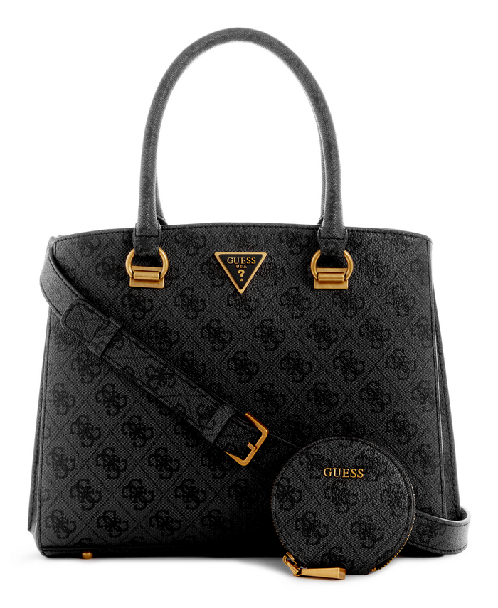 Cartera Guess Alexie Girlfriend Satche Clo Carbón-0