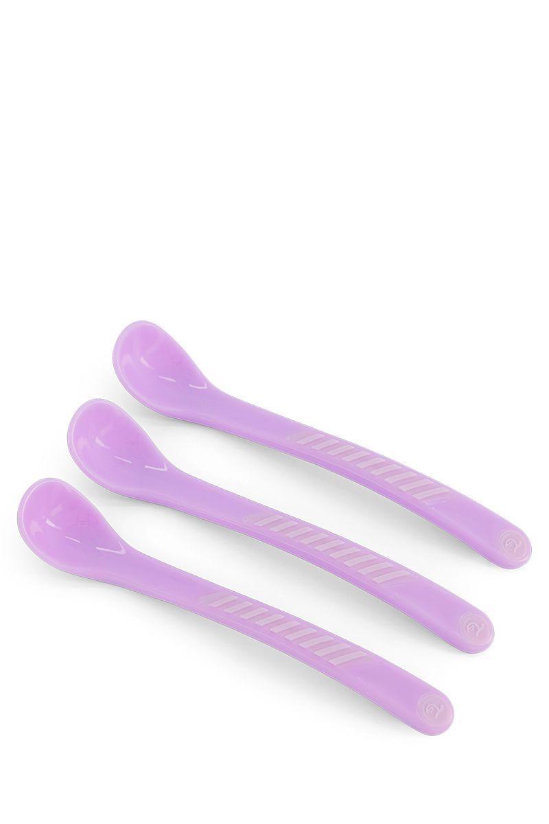 Cuchara de alimentación Twistshake 4+m 3 uns morado-1