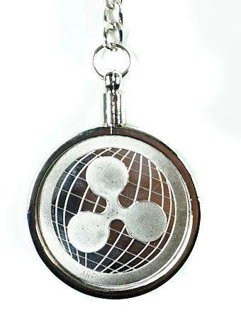 Llavero Ripple Silver Exclusivo Alta Calidad De Lujo AJ98-1