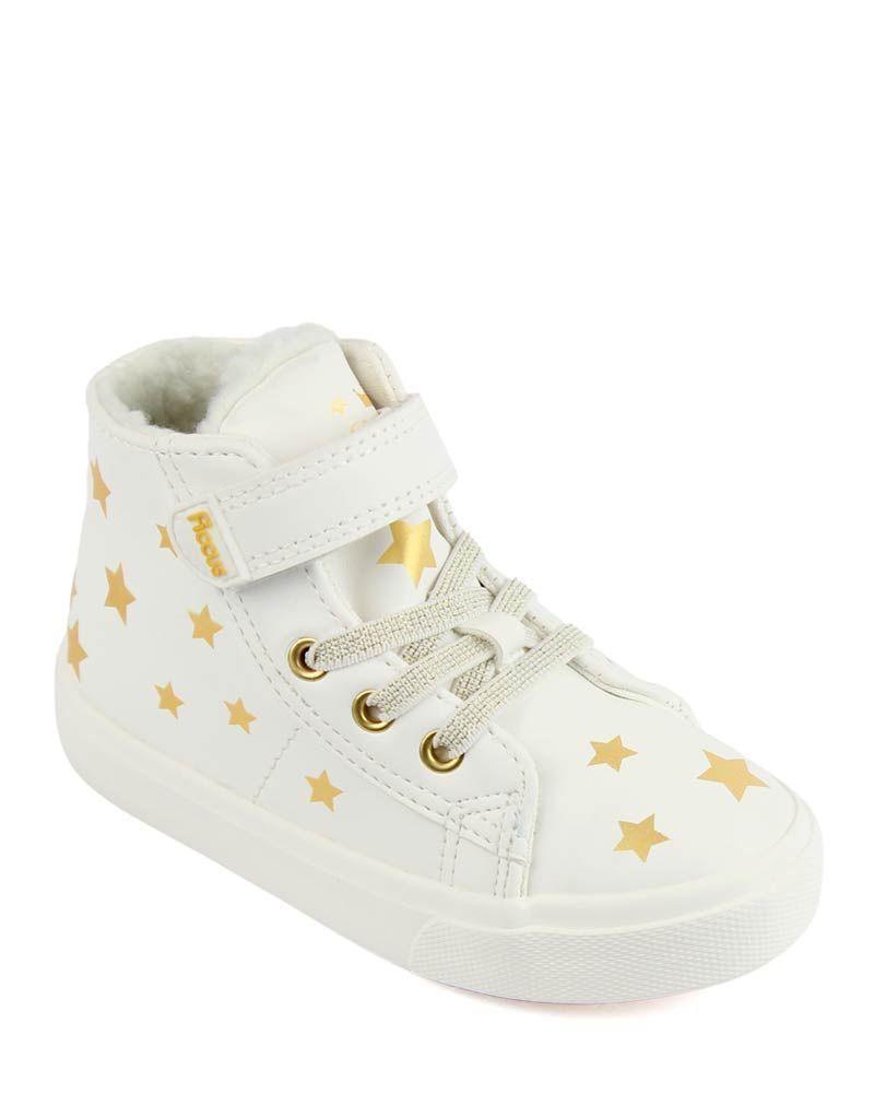 Zapatilla Urbana Velcro Elástico Niña Ficcus-0
