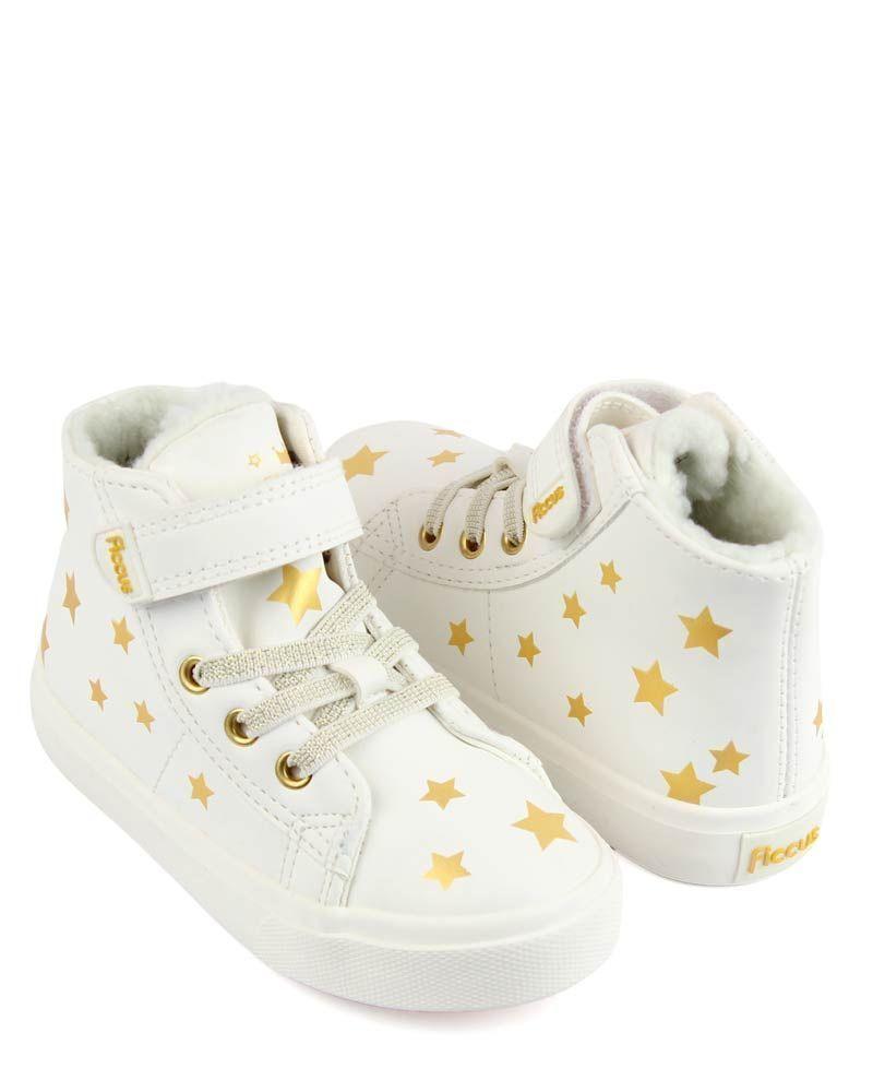 Zapatilla Urbana Velcro Elástico Niña Ficcus-2