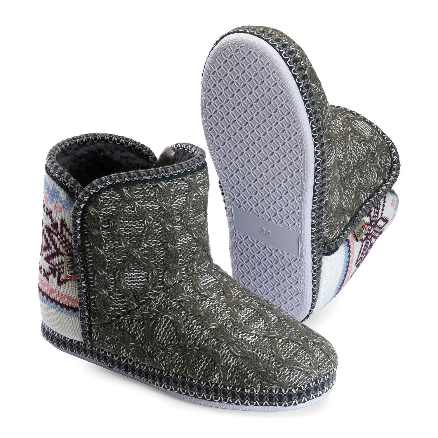 Pantufla Bota Mujer Lana Winter-2